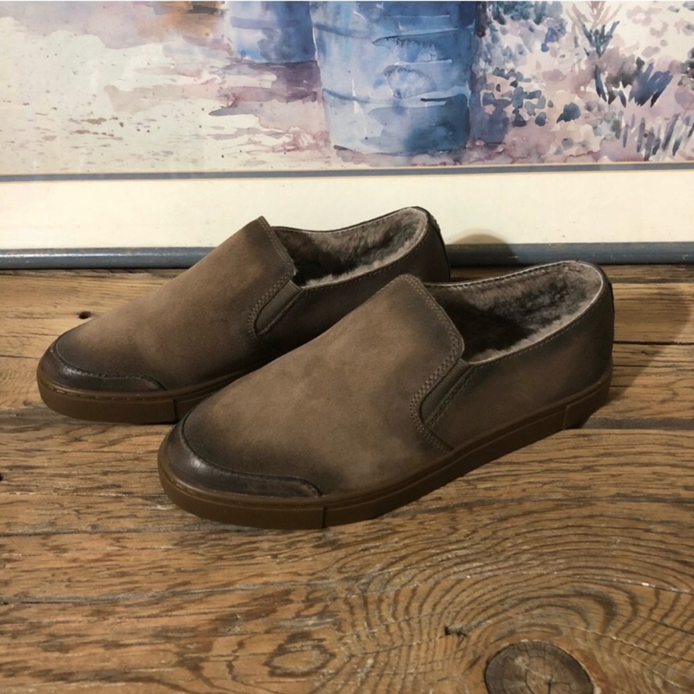 NWOT Frye Gemma Shearling Slip-on Shoes